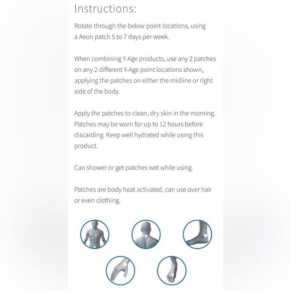 LifeWave Y-age aeon new!! 30 patches - Picture 3 of 3